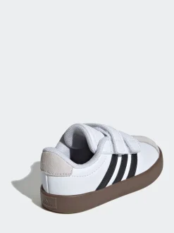 Sneakers|Sneakers|adidas Wit/zwart - Vl Court 3.0 Klittenbandsneakers voor zuigelingen