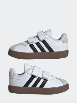 Sneakers|Sneakers|adidas Wit/zwart - Vl Court 3.0 Klittenbandsneakers voor zuigelingen