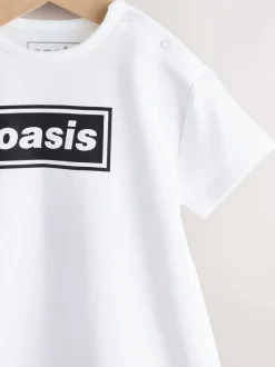 Rompertjes En Tuinbroeken|Next - Band baby-romper Wit/zwart