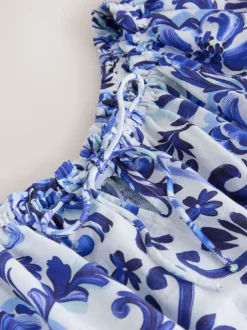 Jumpsuits En Playsuits*Next - Jumpsuit met blote schouder Wit/zwart