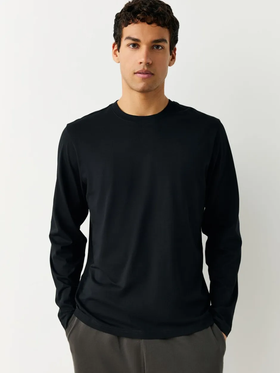 Ondergoed|Ondergoed*Next - Set van 5 T-shirts met lange mouwen en laagjes Wit/zwart/grijs/marineblauw
