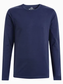 Ondergoed|Ondergoed*Next - Set van 5 T-shirts met lange mouwen en laagjes Wit/zwart/grijs/marineblauw