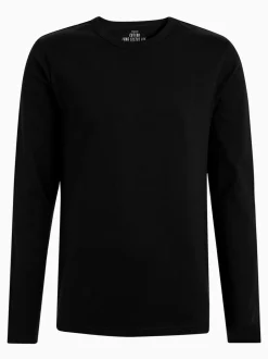 Ondergoed|Ondergoed*Next - Set van 5 T-shirts met lange mouwen en laagjes Wit/zwart/grijs/marineblauw