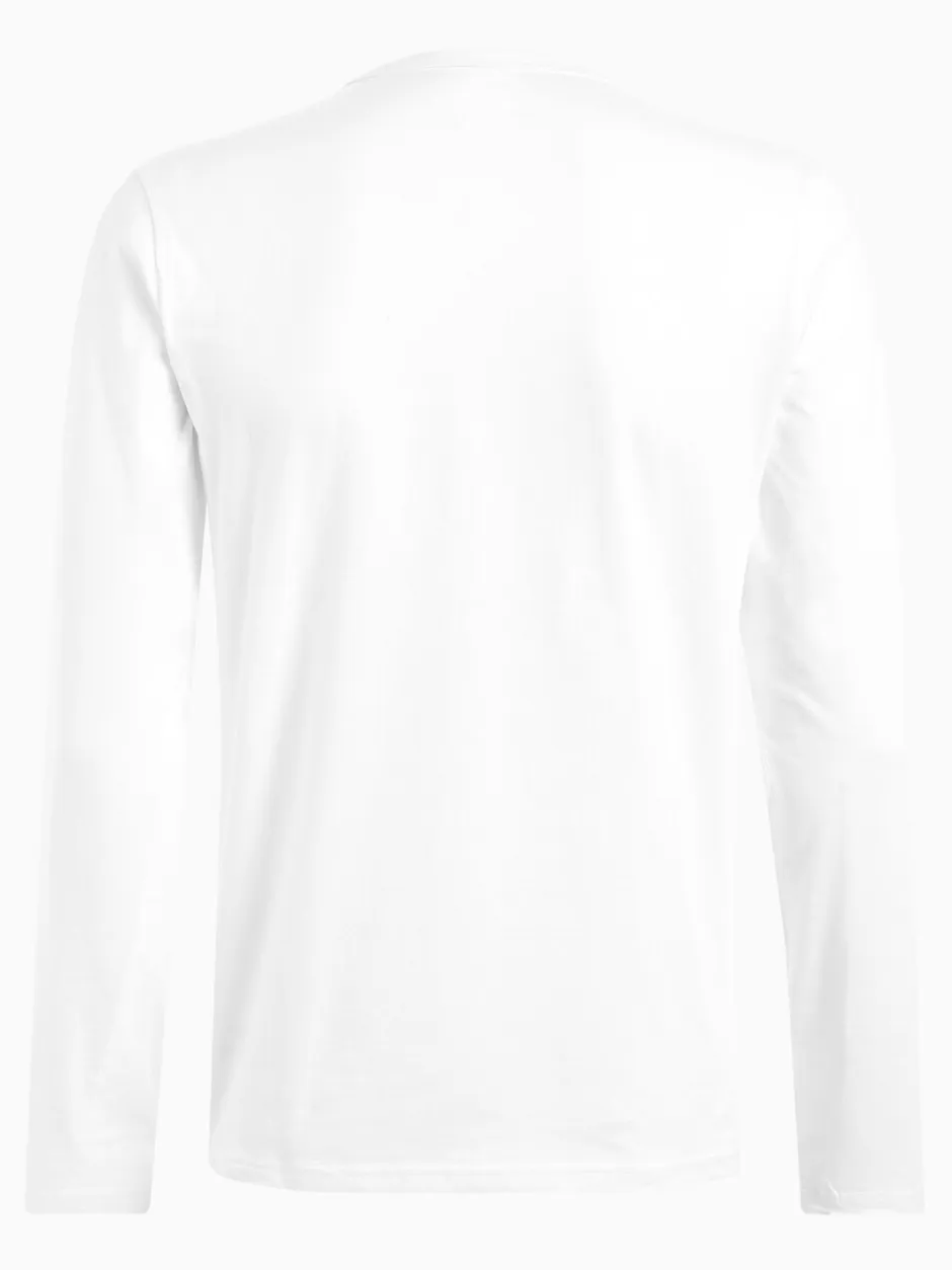 Ondergoed|Ondergoed*Next - Set van 5 T-shirts met lange mouwen en laagjes Wit/zwart/grijs/marineblauw