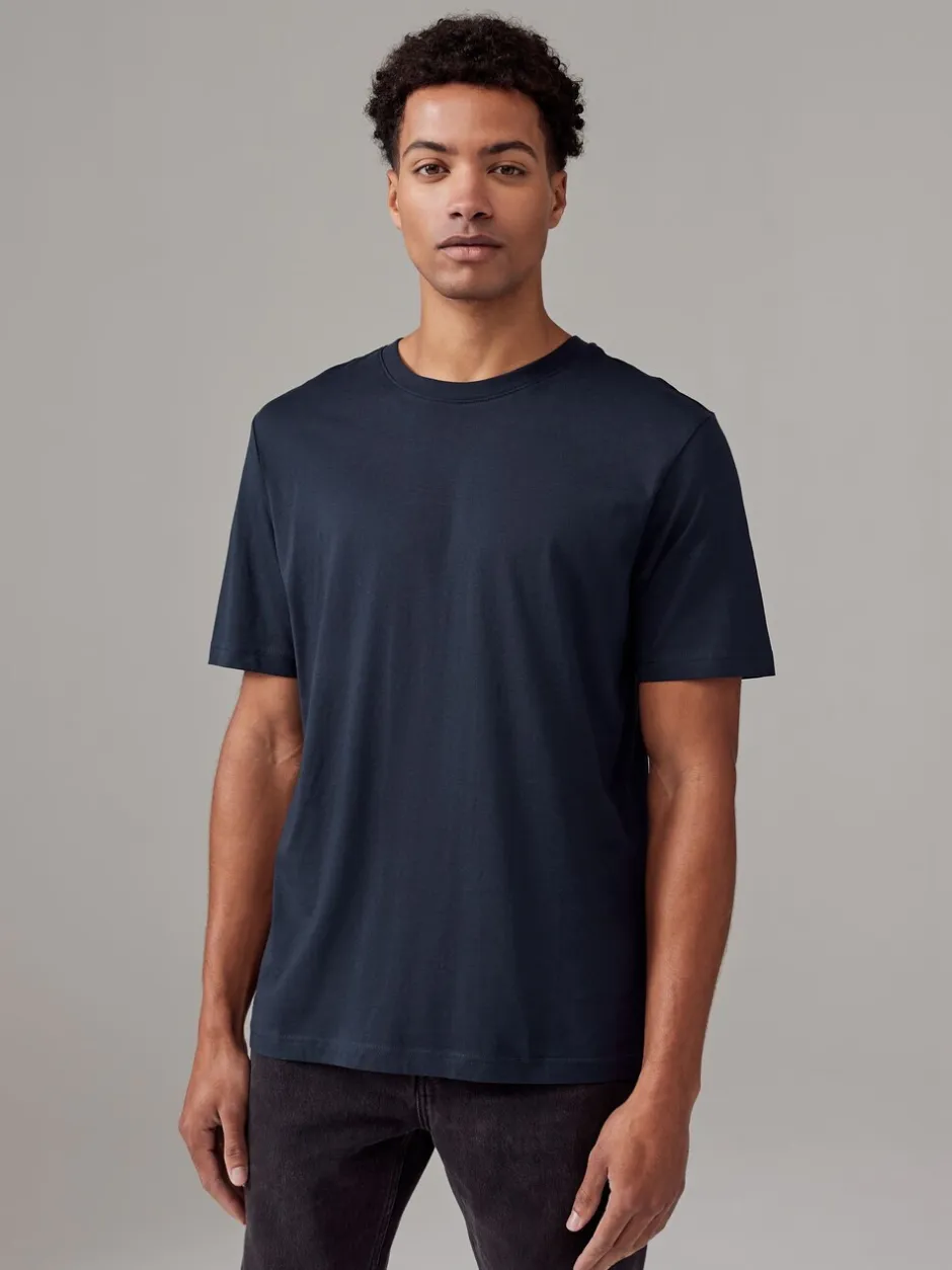 Loungewear|T-Shirts En Hemden|Next Wit/zwart/marineblauw - Normale Pasvorm - Essential katoenen T-shirts verpakking van 6