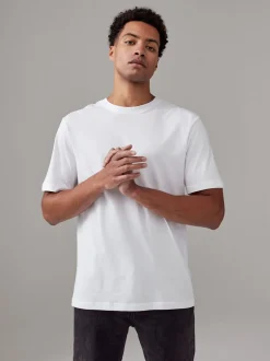 Loungewear|T-Shirts En Hemden|Next Wit/zwart/marineblauw - Normale Pasvorm - Essential katoenen T-shirts verpakking van 6