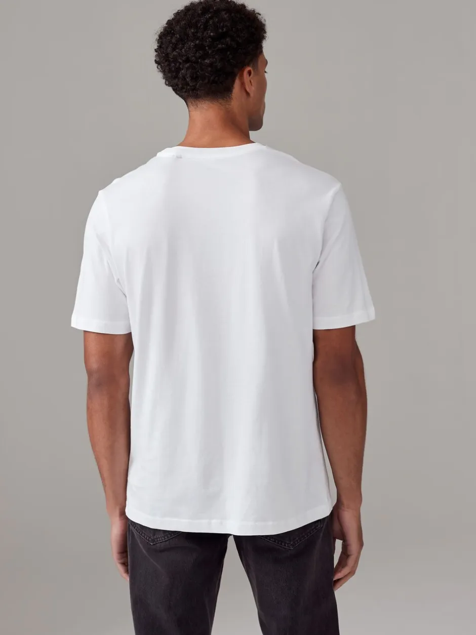 Loungewear|T-Shirts En Hemden|Next Wit/zwart/marineblauw - Normale Pasvorm - Essential katoenen T-shirts verpakking van 6