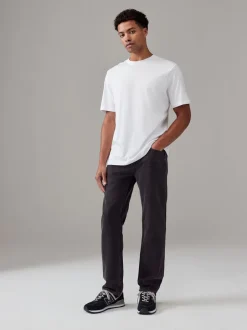 Loungewear|T-Shirts En Hemden|Next Wit/zwart/marineblauw - Normale Pasvorm - Essential katoenen T-shirts verpakking van 6
