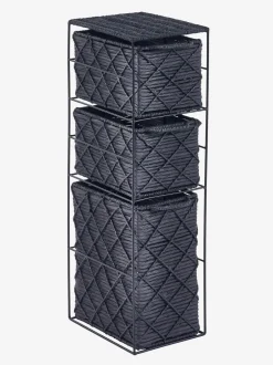 Thuiskantoor*Next Woven Slim Storage Drawers Zwart