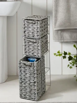 Thuiskantoor|Next Woven Slim Storage Drawers Grijs