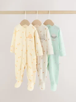 Babypakjes En Babypyjama's*Next Yellow Easter Character - 3 Pack Baby slaappakken (0mnd-2jr)