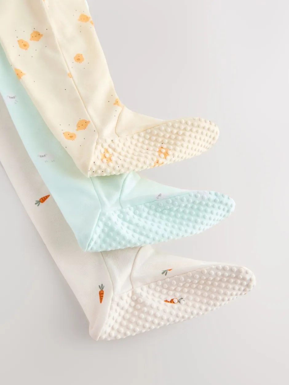 Babypakjes En Babypyjama's*Next Yellow Easter Character - 3 Pack Baby slaappakken (0mnd-2jr)