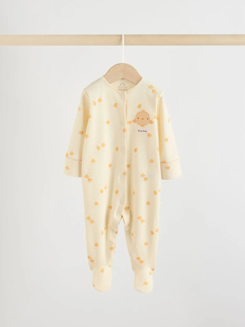 Babypakjes En Babypyjama's*Next Yellow Easter Character - 3 Pack Baby slaappakken (0mnd-2jr)