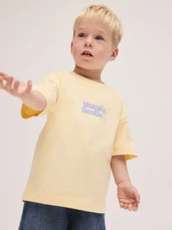 Tops|T-Shirts*Next Yellow Mama's Bestie - Short Sleeve Small Graphic T-Shirt (3mths-7yrs)