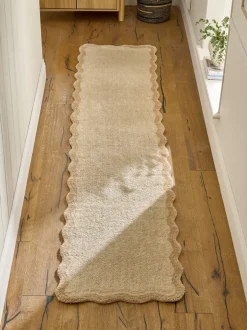 Vloerkleden En Lopers|Vloerkleden En Lopers*Next Zachte, wasbare loper met geschulpte rand