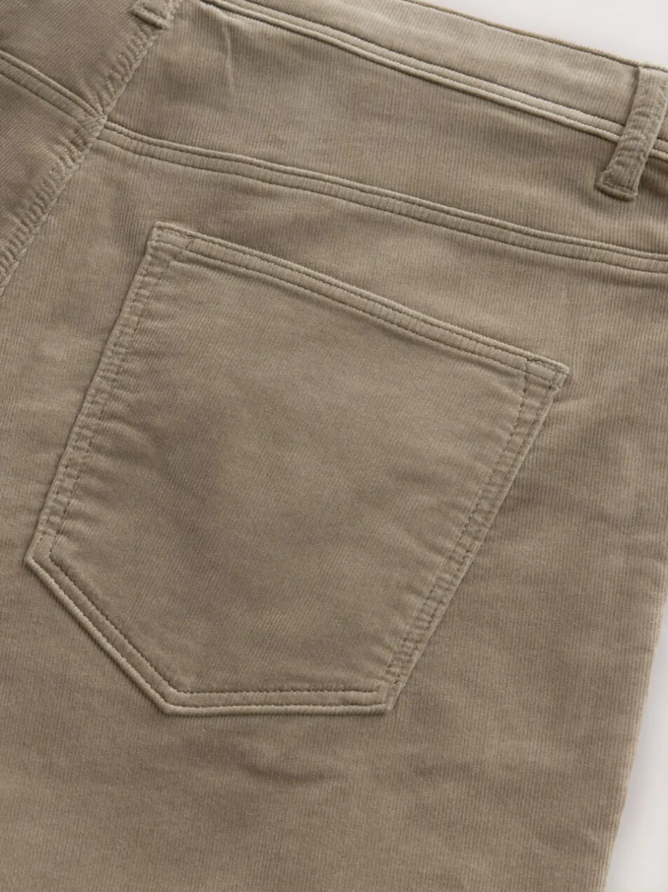 Broeken En Chino's*Next - Motionflex Corduroy Stretch Trousers Zand