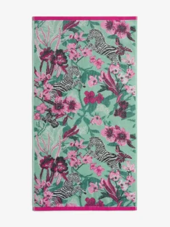 Handdoeken En Badmatten|Next Zebra 100% katoenen handdoek met bloemenprint
