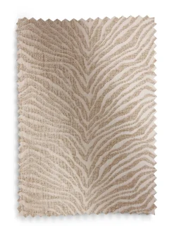 Gordijnen|Gordijnen*Next Zebra Chenille Oogjes Gevoerde Gordijnen