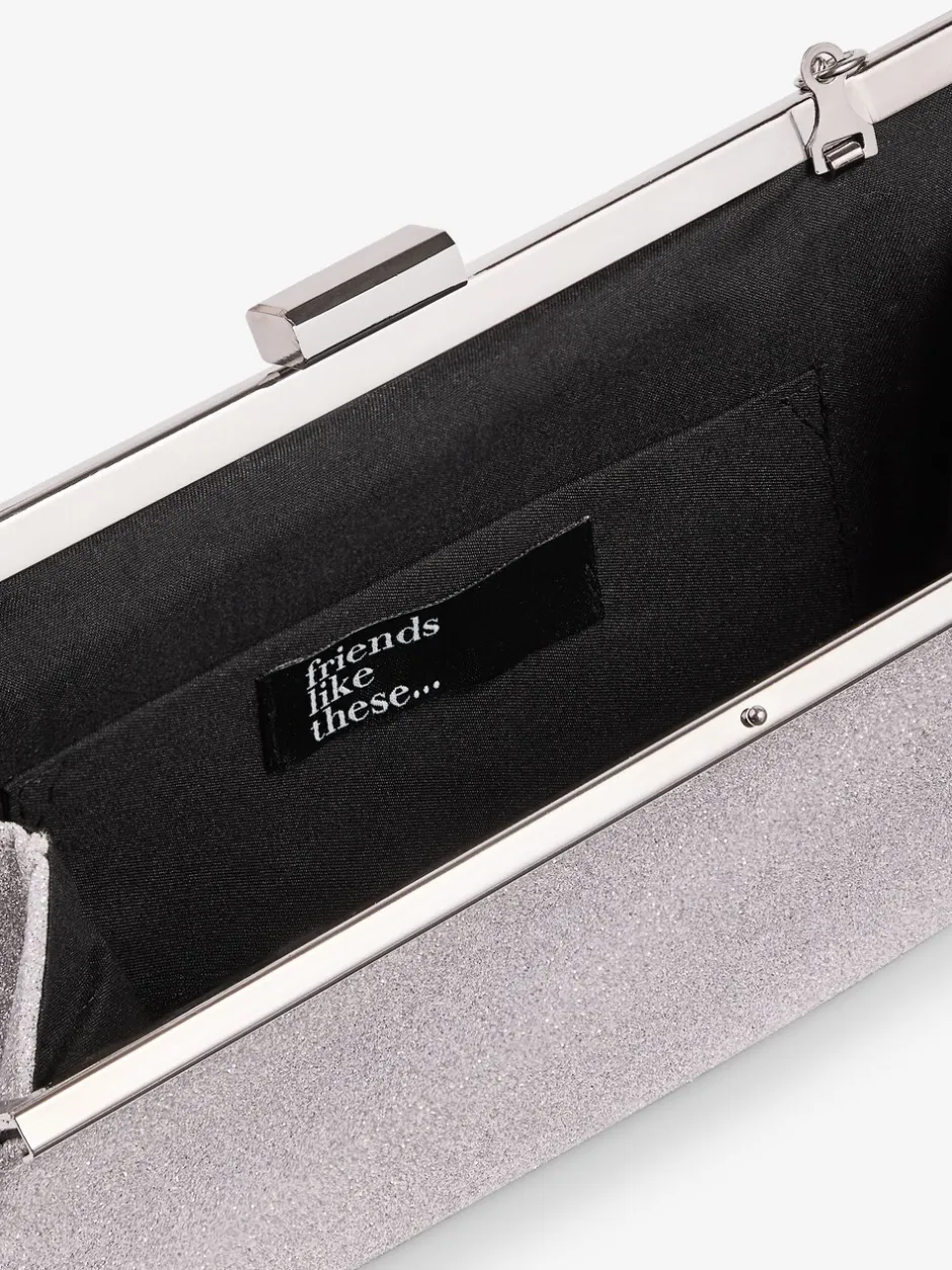 Tassen En Portemonnees*Friends Like These Zilver - Occasion Clutch Bag