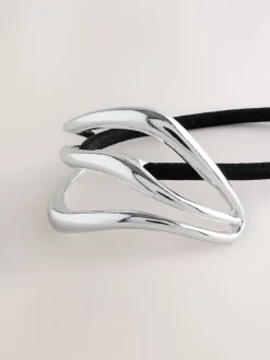 Haaraccessoires|Next - Metal Hair Bobble Zilverkleurig