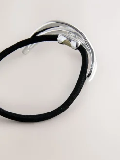 Haaraccessoires|Next - Metal Hair Bobble Zilverkleurig