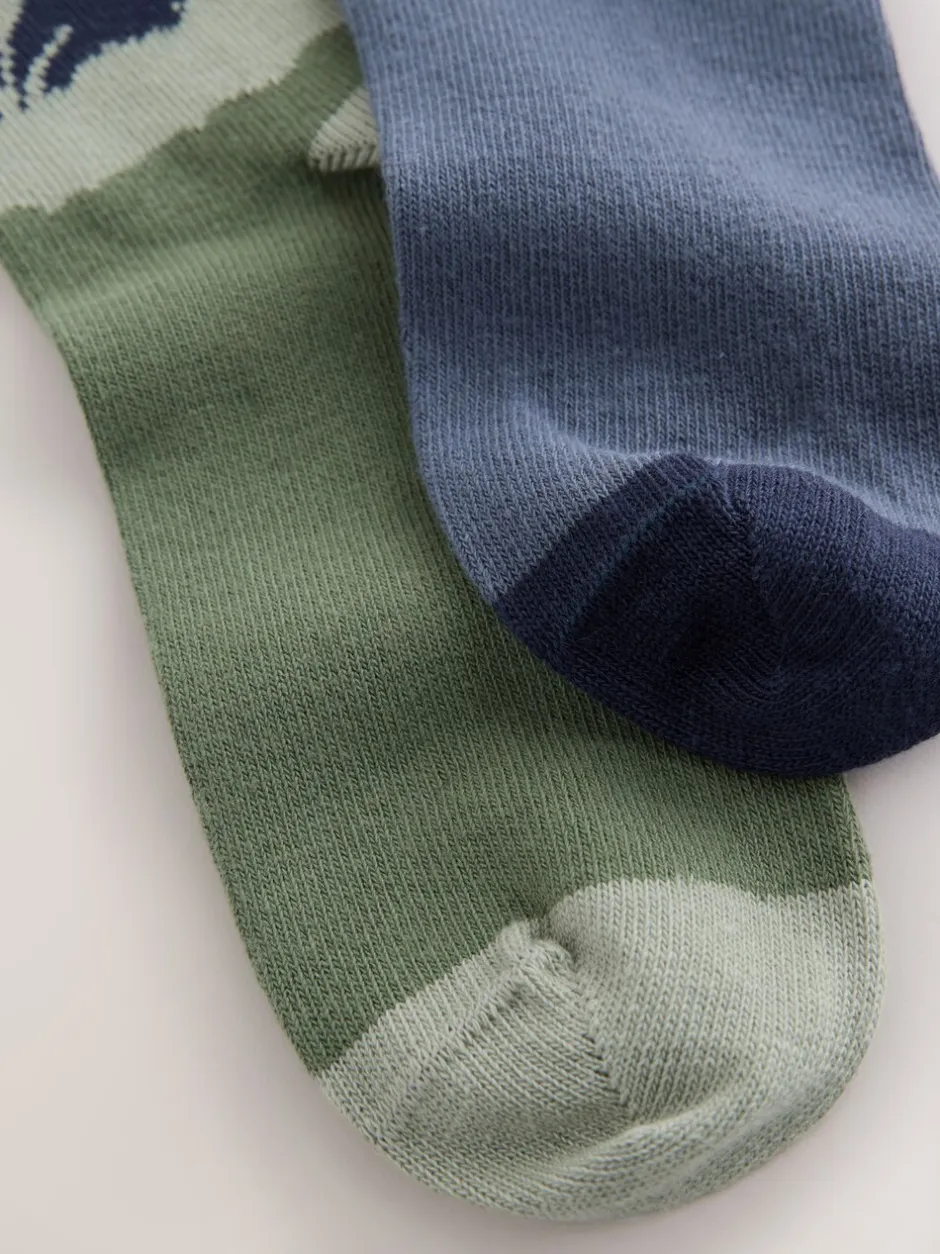 Sokken En Panty's|Next - Warm Handle Cotton Ankle Socks 2 Pack Zwanenscène