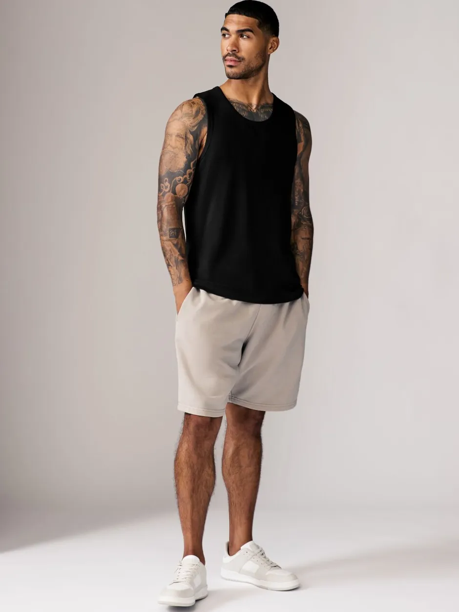 T-Shirts En Hemden*Next - 100% Cotton Vests 4 Pack Zwart