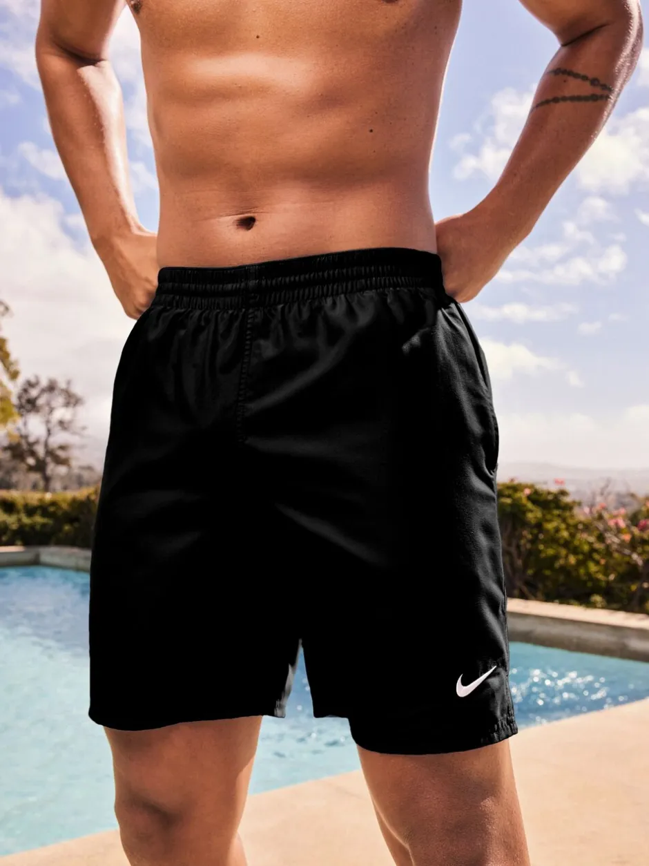 Sportkleding|Badkleding|Nike Zwart - 7 inch - Essential volley-zwemshort
