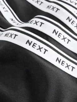 Onderbroeken*Next - 7 Katoenen slipjes met logotailleband Zwart