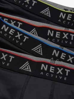 Ondergoed|Ondergoed*Next Zwart - 4 Langere sportboxershorts