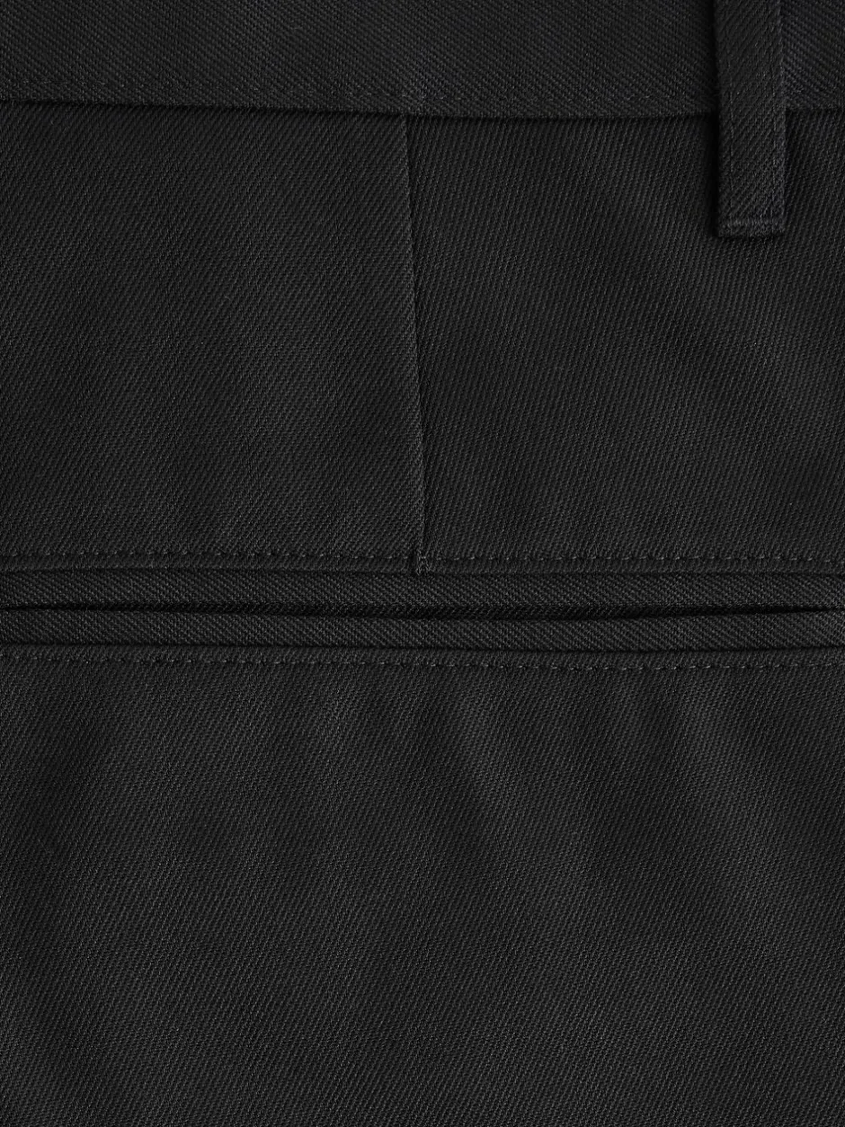 Formele Broek|Next - 2 Modieuze broeken zonder bandplooi Zwart