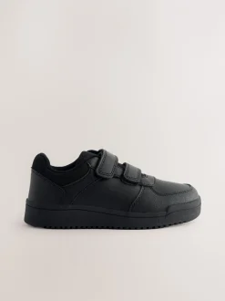 Sneakers|Sneakers|Next Zwart - 3 schoolschoenen met klittenbandsluiting