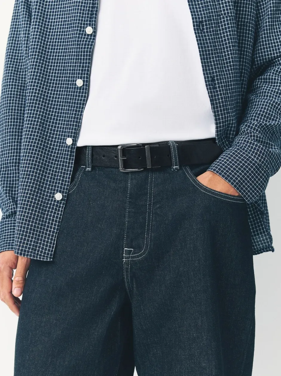 Riemen En Bretels|Next Zwart - Aan twee kanten draagbare riem