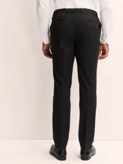 Formele Broek|Broeken En Chino's*Next - Aansluitend - Elasticated Waist Motionflex Stretch Smart Trousers Zwart