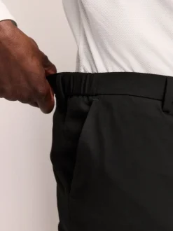 Formele Broek|Broeken En Chino's*Next - Aansluitend - Elasticated Waist Motionflex Stretch Smart Trousers Zwart