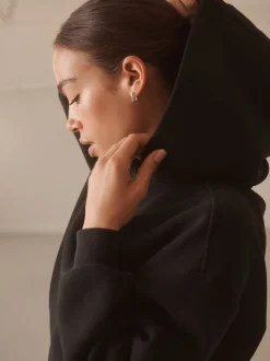 Sportkleding|Next Zwart - Actieve cropped hoodie