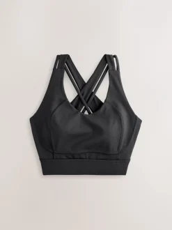 Beha's|Sportkleding|Next Zwart - Actieve sportbeha voor volle buste