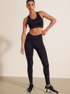 Sportkleding|Leggings En Joggingbroeken|Next - Actieve yogalegging met overslag Zwart