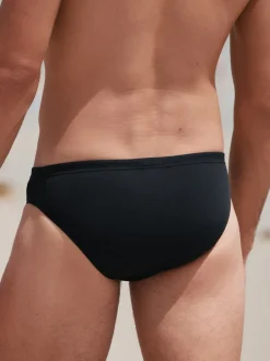 Badkleding|Next - Actieve Zwemslip Zwart