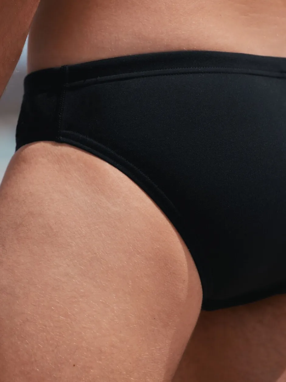 Badkleding|Next - Actieve Zwemslip Zwart