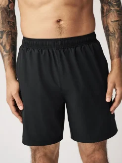 Shorts*Next - Active cargo gym trainingshorts Zwart