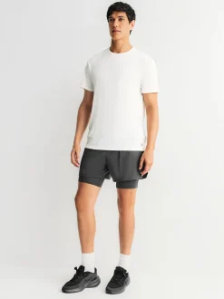 Shorts|Next Zwart - Active 2-In-1 Shorts 2 Pack