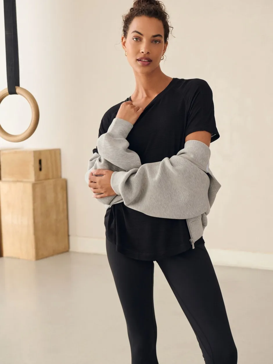 Sportkleding|Next - Active Lichtgewicht T-shirt met ronde hals en korte mouwen Zwart