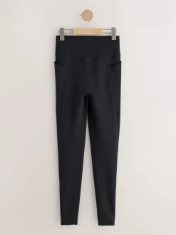 Sportkleding|Leggings En Joggingbroeken|Next Zwart - Active Reflective Print Sports Leggings