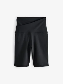 Shorts*Next Zwart - Active Sports fietsshort met tailleoverslag