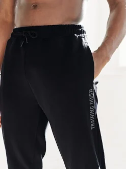 Sportkleding|Joggingbroeken|Next Zwart - Active Training Division Slim Fit Joggers