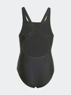 Badkleding|adidas - Badpak met V-rug voor kinderen Zwart