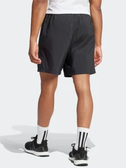 Shorts|adidas - Essentials Linear Logo Shorts Zwart