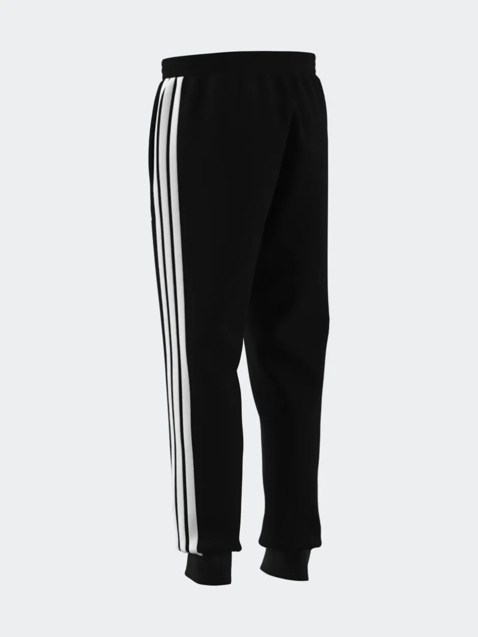 Joggingbroeken*adidas - Essentials fleece joggingbroek met 3 strepen Zwart