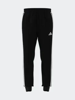 Joggingbroeken*adidas - Essentials fleece joggingbroek met 3 strepen Zwart